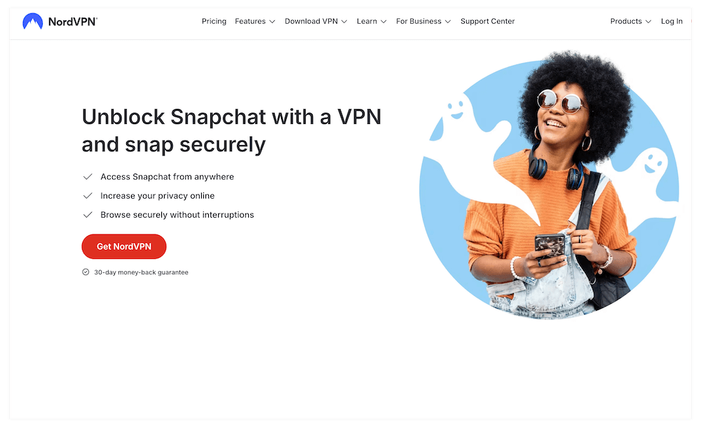 nordvpn snapchat
