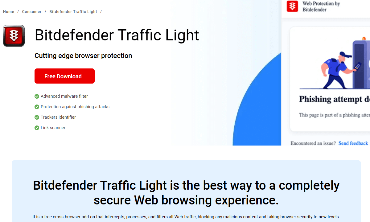 chrome privacy extension bitdefender trafficlight