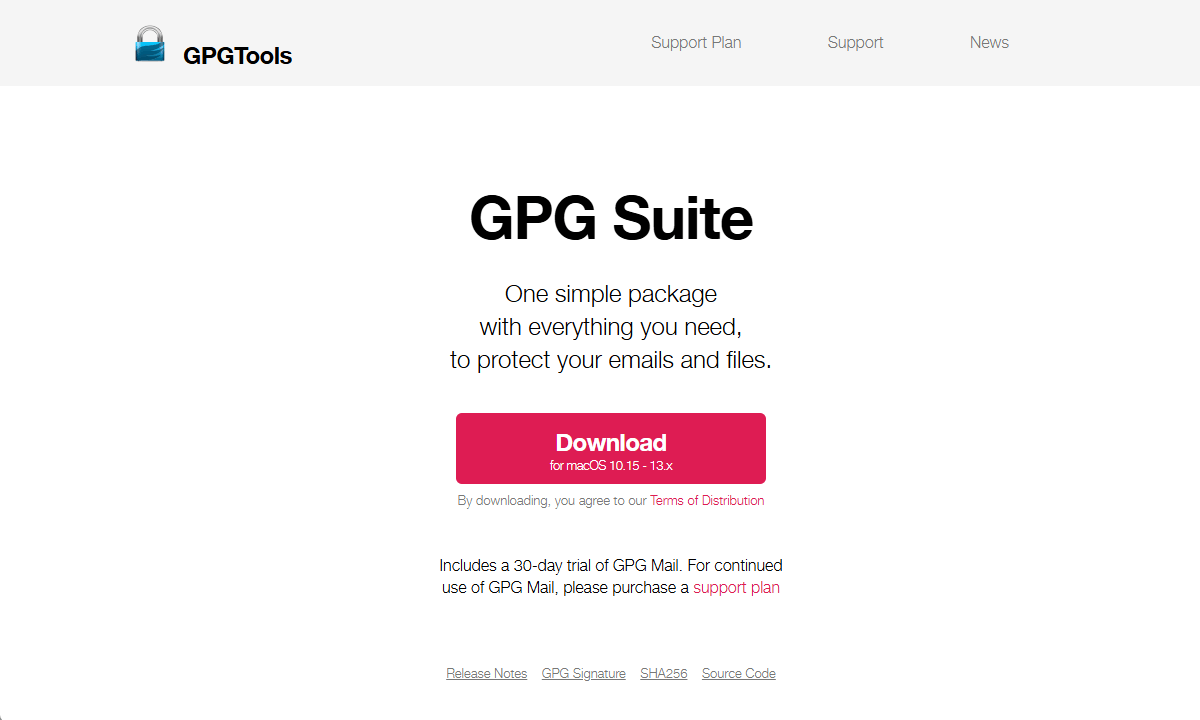 mac encryption gpg suite