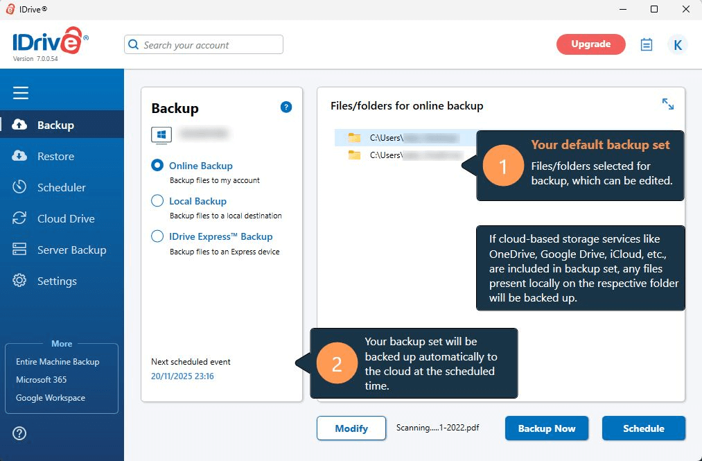 private cloud storage idrive