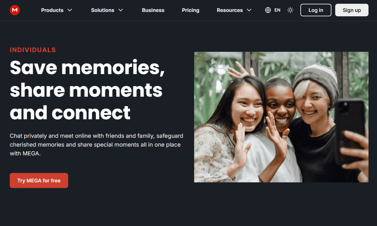 private cloud storage mega