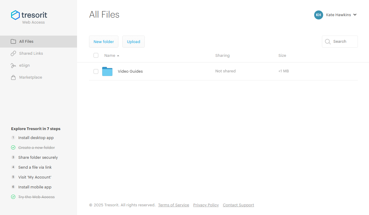 private cloud storage tresorit