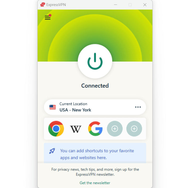 best beginner vpn expressvpn connected