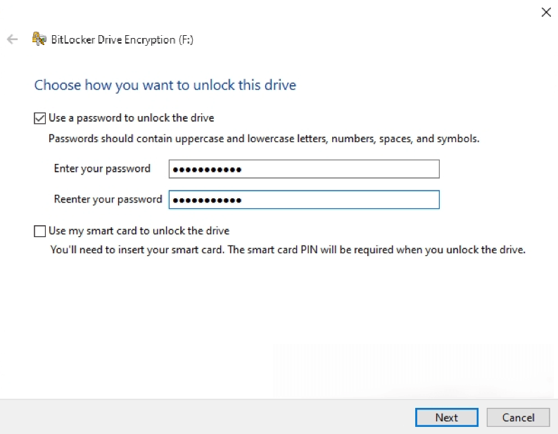 best encryption windows password