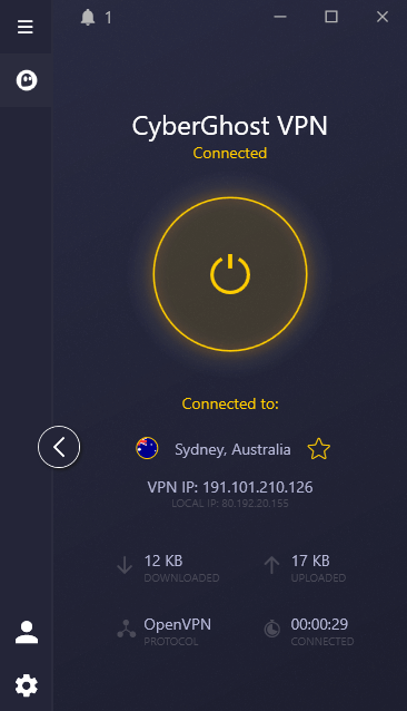 best vpn australia cyberghost