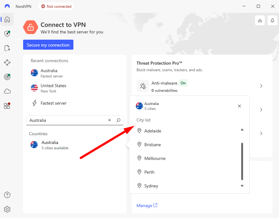 best vpn australia nordvpn servers