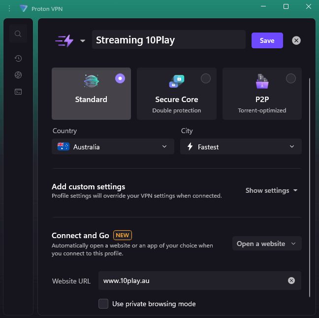 best vpn australia proton vpn profile
