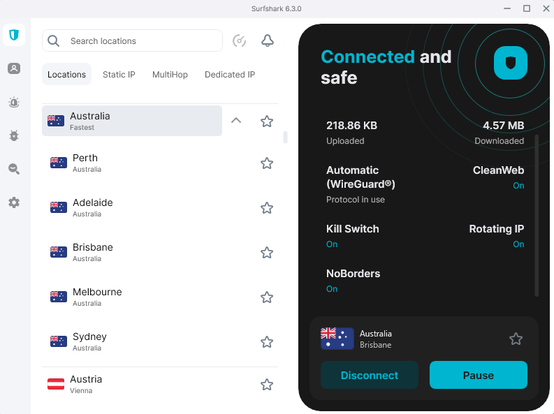 best vpn australia surfshark