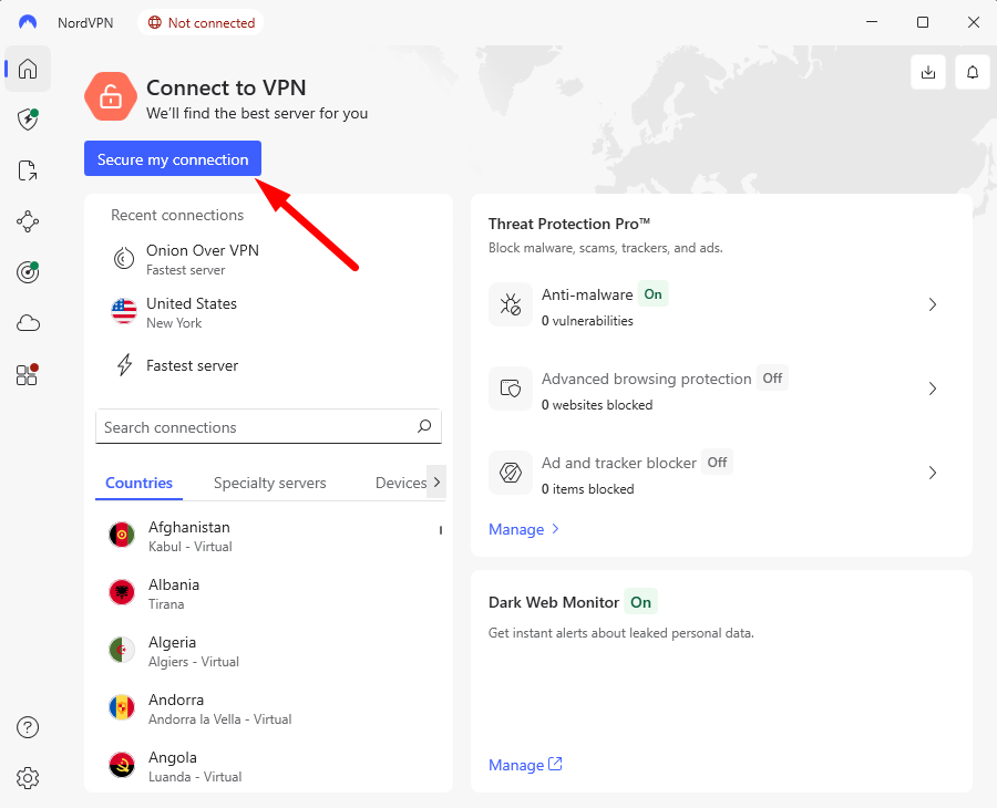 iptv vpn nordvpn connect