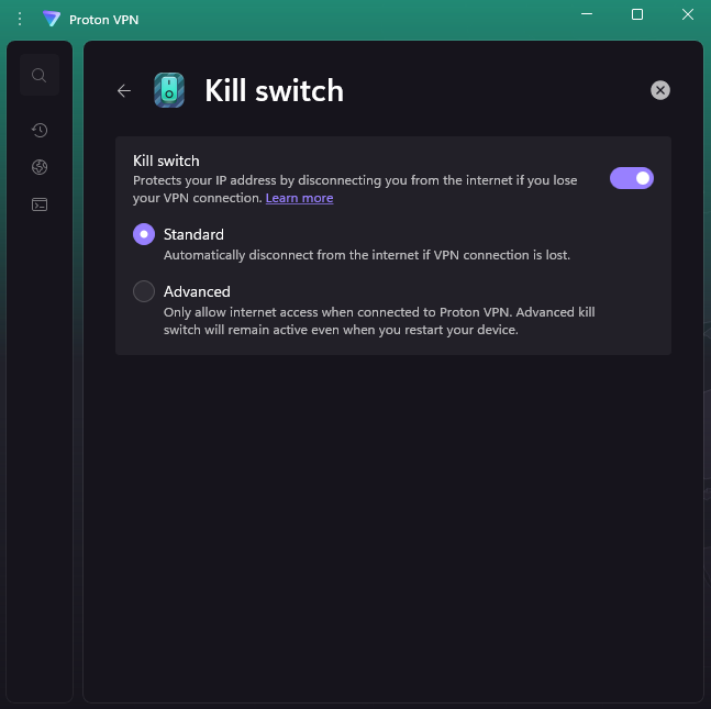 iptv vpn proton vpn kill switch