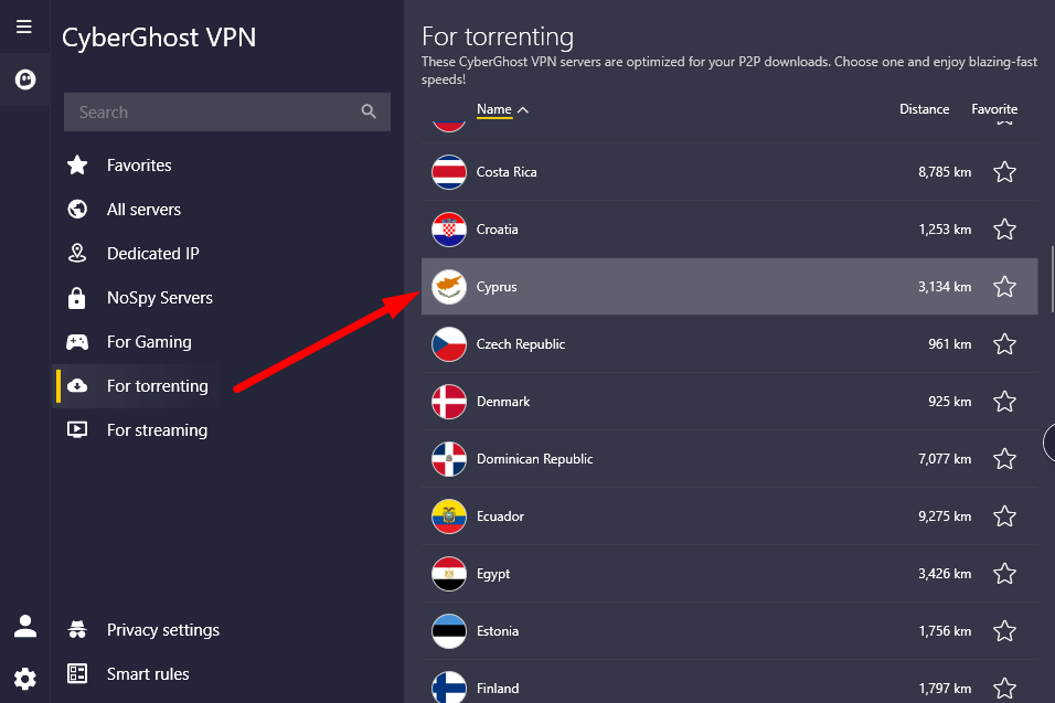 best vpn cyprus cyberghost p2p