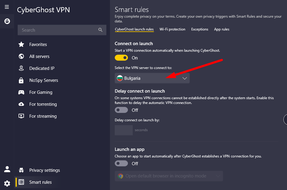 vpn binance cyberghost smart rules