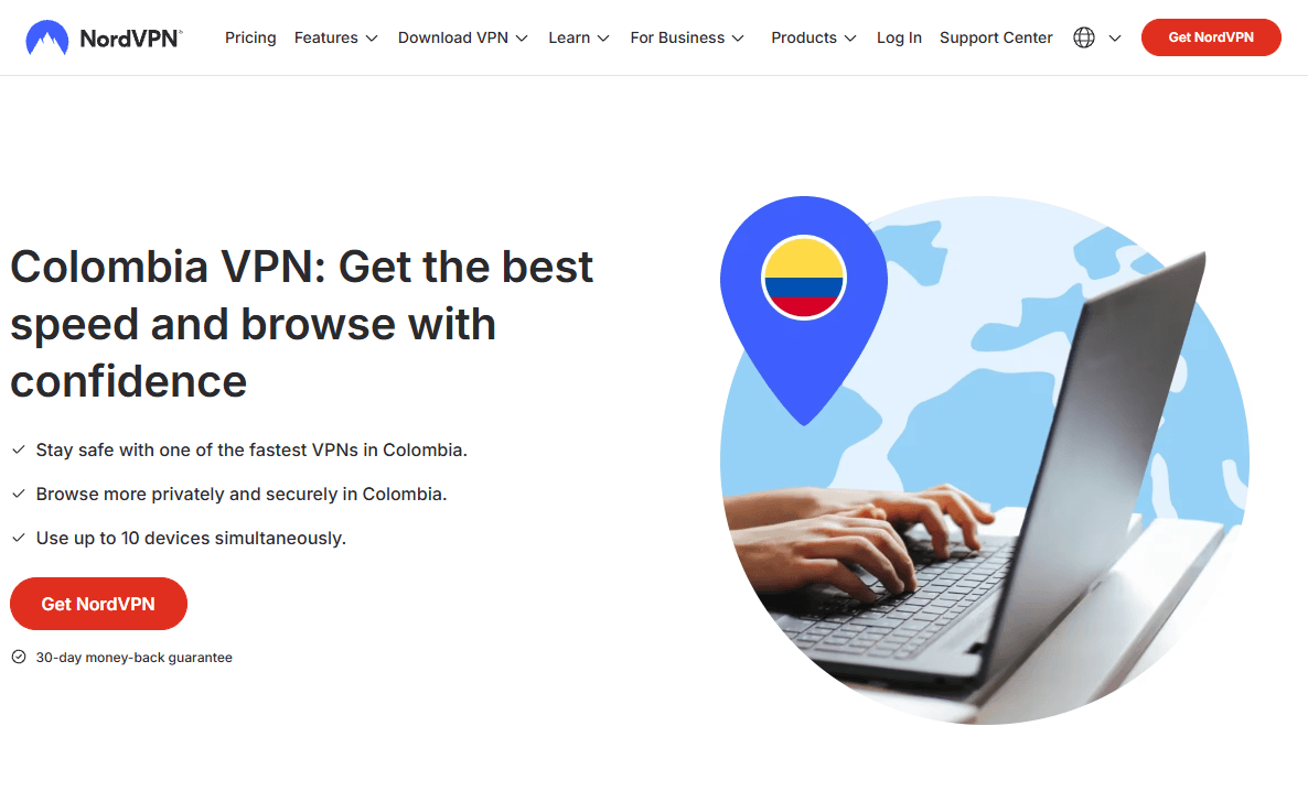 colombia vpn get nordvpn