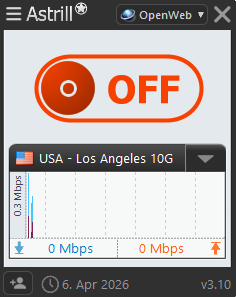 astrill review interface