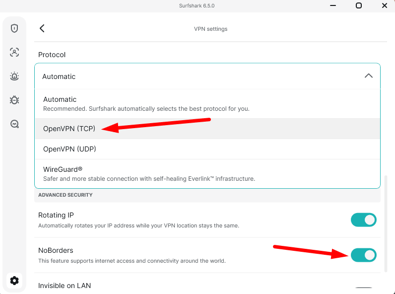 china vpn configure