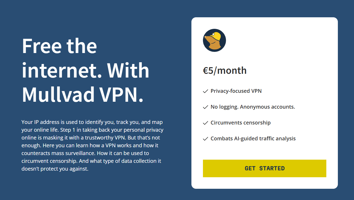 china vpn mullvad